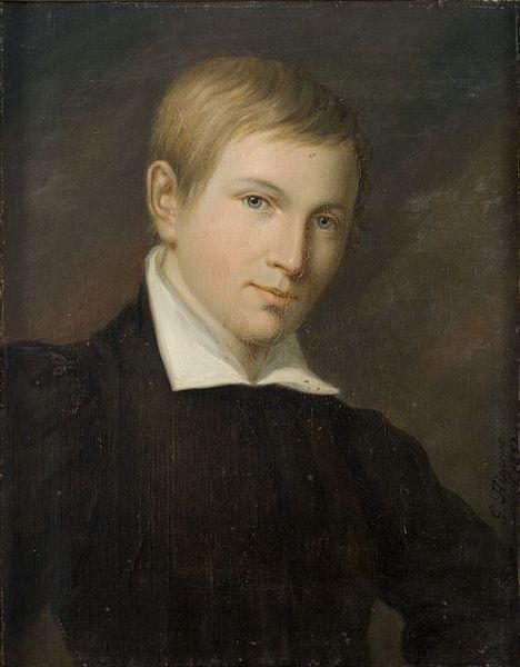 Gustav Adolf Hippius Portrait of Painter Otto Ignatius France oil painting art